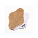 Anavy Menstrual Panty Liners Fleece cotton velour white coffee / white