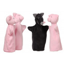 Noe Hand Puppets Set The Three Little Pigs, 4 pieces