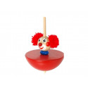 Greenkid Wooden Flip Spinning Toy Clown