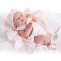 Berenguer 18053 Baby Doll, 38cm in pink with blanket