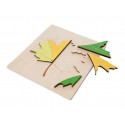 Playful Wood Wooden Puzzle Maple Leaf B