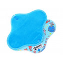 Anavy Menstrual Day Pads PUL cotton velour turquoise / ocean