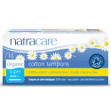 Natracare Organic Cotton Tampons with Applicator Super, 16 Pieces