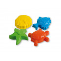 Androni Giocattoli Sand Moulds Sea Creatures, 4 pieces