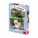 Dino Puzzle Puppies, 2 pieces