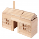 Goki Wooden Building Bricks Nature, 200 pieces