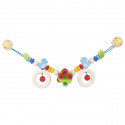 Heimess Pram Chain with Clips Bird, 40cm