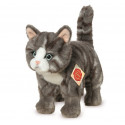Teddy Hermann Soft toy cat grey, 20cm