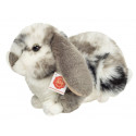 Teddy Hermann Soft toy Rabbit, 23cm lying grey