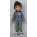 Paola Reina Las Amigas Doll Luis 2025, 32cm brown hair