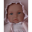 Asivil Baby Doll Soft Body Lea, 46cm white-rosa dress
