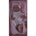Asivil Baby Doll María, 43cm in white
