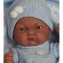 Antonio Juan Pitu Mantita Baby Boy Doll, 26cm with blanket