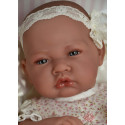 Antonio Juan Baby Girl Doll Nina in Beige, 42cm