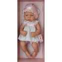 Asivil Baby Doll Lucía, 42cm pink ribbon