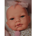Marina & Pau Baby Girl Doll, 45cm with stars