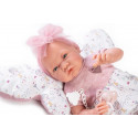 Antonio Juan Soft touch Baby Doll RN Cojín, 40cm with butterfly