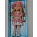 Vestida de Azul Paulina Doll, 33cm in pink vest