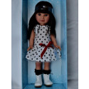 Vestida de Azul Paulina Doll, 33cm in Polka Dot Dress