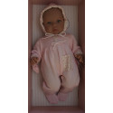 Asivil Baby Doll Soft Body Lea Pelele, 46cm pink overall