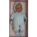 Asivil Baby Doll Soft Body Leo Pelele, 46cm blue overall