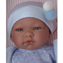 Asivil Baby Doll Pablo, 43cm with pompom