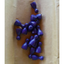 DETOA Wooden Pawns purple, 1pc