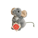 Teddy Hermann Soft toy Mouse grey, 11cm