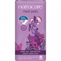 Natracare Organic Cotton Maxi Pads Night Time, 10 Pieces