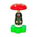 DETOA Wooden Rattle Mole With Mushroom