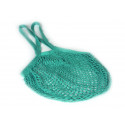 Tierra Verde String Bag long handle, cyan