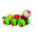 Detoa Wooden Pull Along Toy Caterpillar Julia