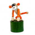DETOA Wooden Push Up Toy Mini Monkey