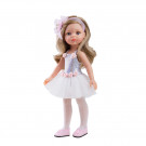 Paola Reina Las Amigas Doll Carla Ballerina, 32cm in white