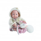 Paola Reina Pikolin Baby Girl Doll, 36cm with bunny comforter