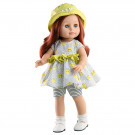 Paola Reina Soy tu Doll Becca 2020, 42cm In Green Hat