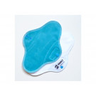 Anavy Menstrual Panty Liners Fleece cotton velour turquoise / white