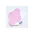 Anavy Menstrual Panty Liners Fleece cotton velour rosa / white