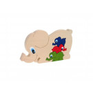 Giggly Wooden Puzzle Small Elephants