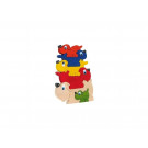 Giggly Wooden Puzzle Dog Pyramid