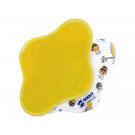 Anavy Menstrual Day Pads PUL cotton velour lemon / bees