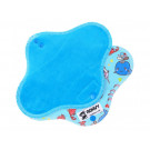 Anavy Menstrual Day Pads PUL cotton velour turquoise / ocean