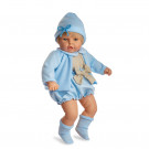 Berjuan Soft Doll Mi nene 2021 blond, 60cm in blue