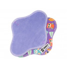 Anavy Menstrual Day Pads PUL cotton velour forget-me-not / owls purple