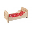 Goki Doll's Wooden Bed, 60cm with selectable bedding