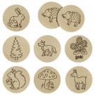 Goki Nature Wooden Children Memo Forrest, 16 pieces