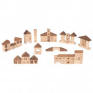 Goki Wooden Building Bricks Nature Town, 70 pieces