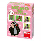 Dino Children Memory Mini Little Mole and friends pink, 24 pieces