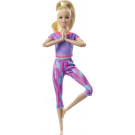 Mattel Made to Move Doll (Blonde) in Purple Yoga Outfit, 29cm