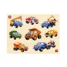 Dino Wooden Baby Puzzle Tatra, 8 pieces